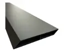 Aluminum rhomboid fence slat 150 × 20 × 1.2 mm