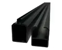 Set of top and bottom finishing profiles for WPC fence