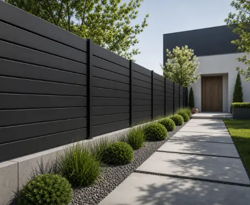 Aluminium slat fence – R Series