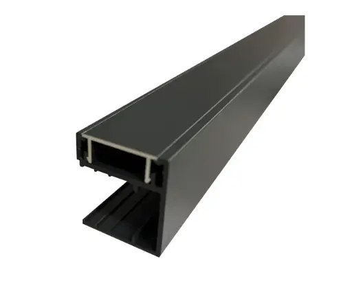 Mounting profile for concrete post